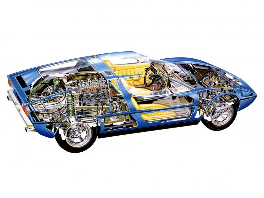 Схема Maserati Bora (AM117) 1971 года  (WW) (фото 41 из 47)